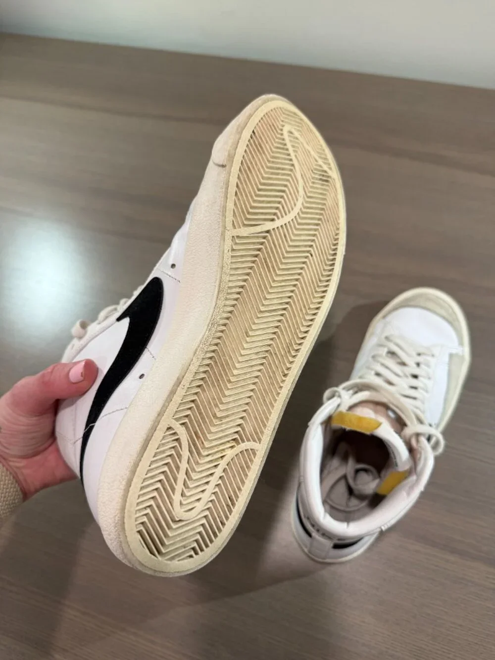 Nike white blazer